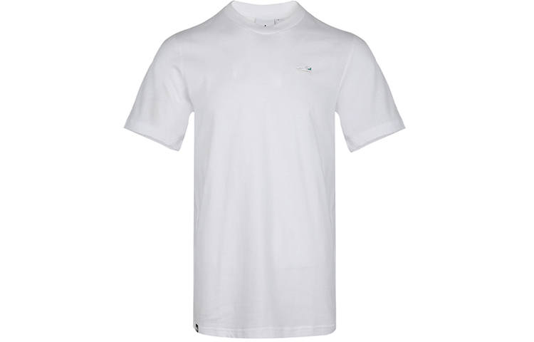 Adidas Originals T Shirts Men's White Crew Neck Moderate Straight Fit