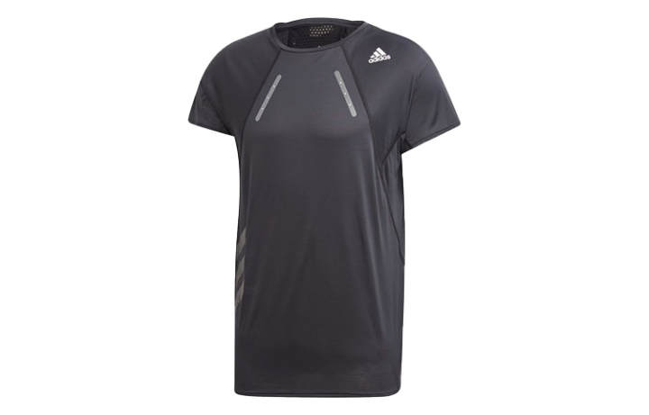 Adidas Adidas T Shirts Men's Black Crew Neck Moderate Straight Fit
