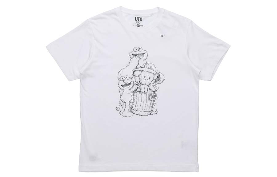 UNIQLO X UNIQLO X Sesame Street Companion Trash Can Outline Tee US Sizing