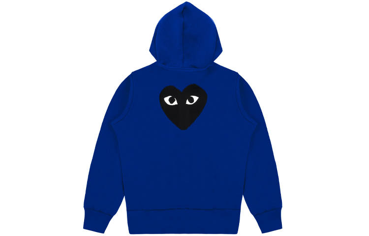 CDG Play CDG Play Sweatshirt Jacket Men's Blue