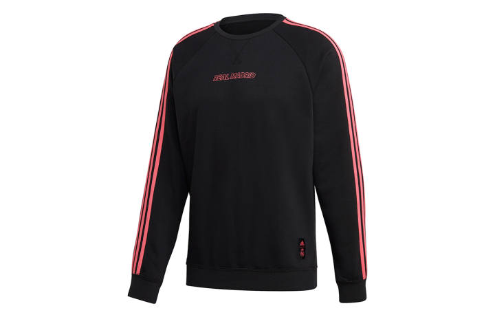 Adidas Adidas Sweatshirts Men's Black Crew Neck Moderate Regular