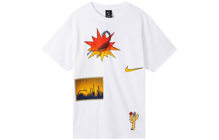 Nike Nike T Shirts Men's Crew Neck Moderate Straight Fit