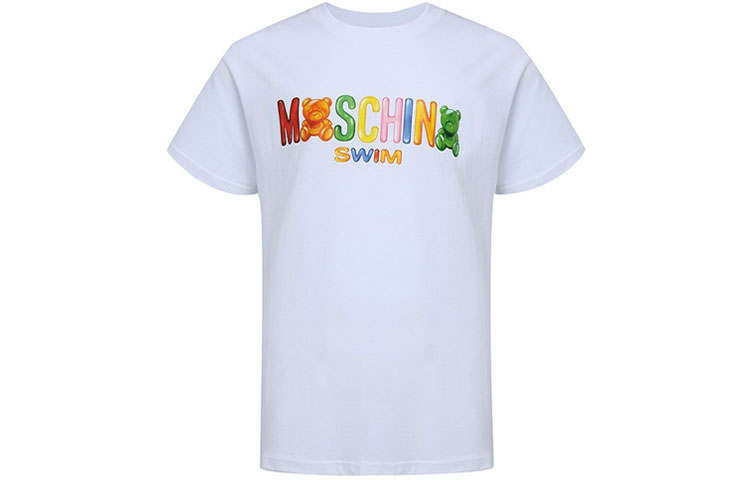 MOSCHINO T Shirts Unisex Crew Neck Moderate Straight Fit