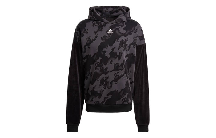 Adidas Adidas Sweatshirts Men's Black Hooded Moderate Regular