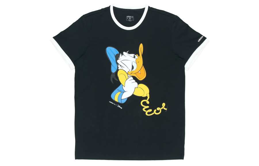 Adidas Neo Set in Sleeve T Shirt Men's Black