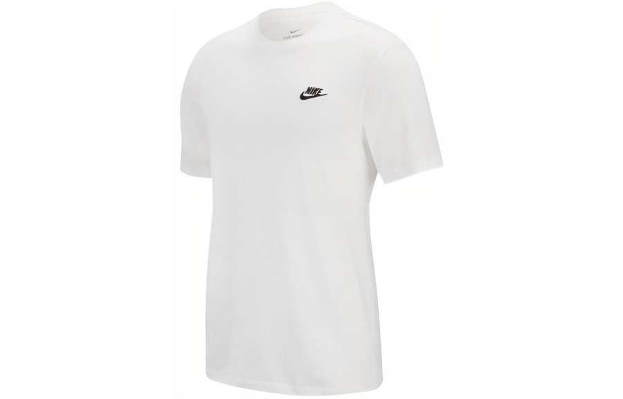 Nike Nike Sportswear Club Men's Cotton Short-Sleeve T-Shirt White