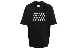Maison Margiela Logo Printed Crewneck T-Shirt