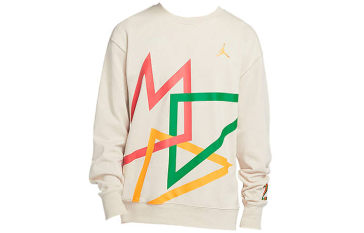 Jordan Jordan Sweatshirts Men's Oat Crew Neck Moderate Regular