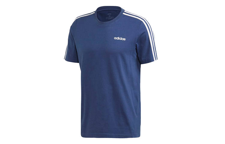 Adidas Adidas AEROREADY T Shirts Men's Technology Indigo Crew Neck Moderate Straight Fit