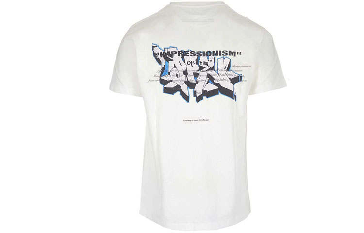 OFF-WHITE Off- Graffiti Logo Print T-Shirt