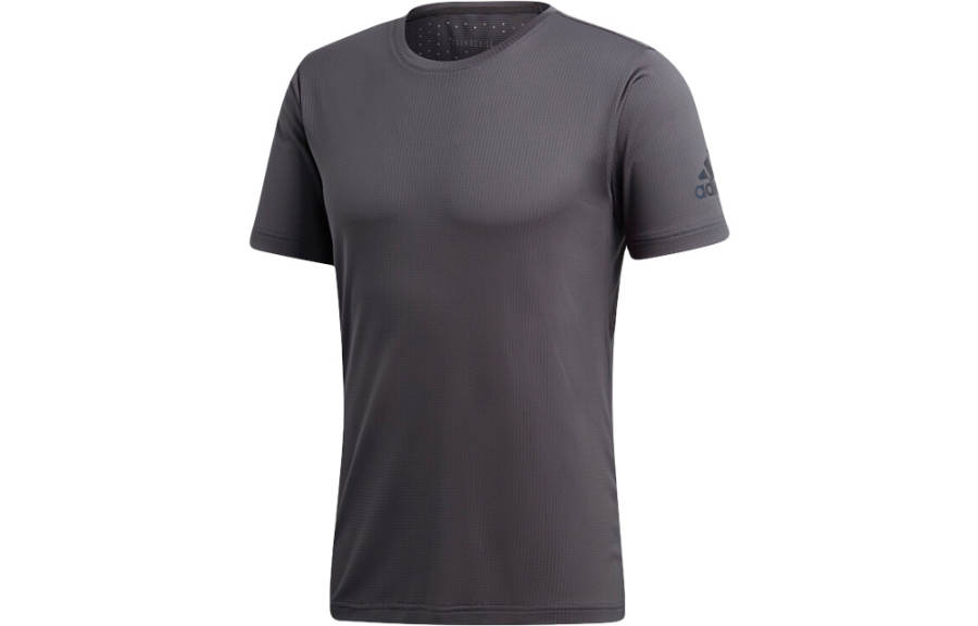 Adidas Adidas T Shirts Men's Dark Gray Crew Neck Moderate Straight Fit