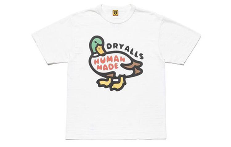HUMAN MADE T Shirts Unisex Crew Neck Moderate Straight Fit
