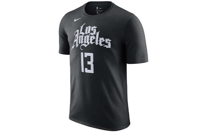 Nike Nike T Shirts Men's Black Crew Neck Moderate Straight Fit