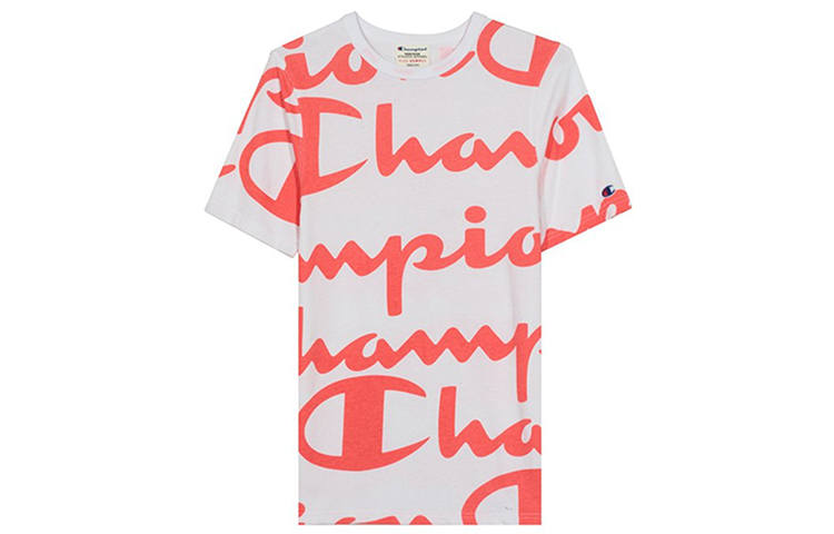 Champion T Shirts Unisex Crew Neck Moderate Straight Fit