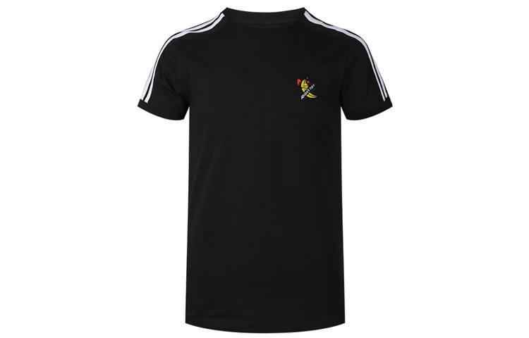 Adidas Neo T Shirts Men's Black Crew Neck Moderate