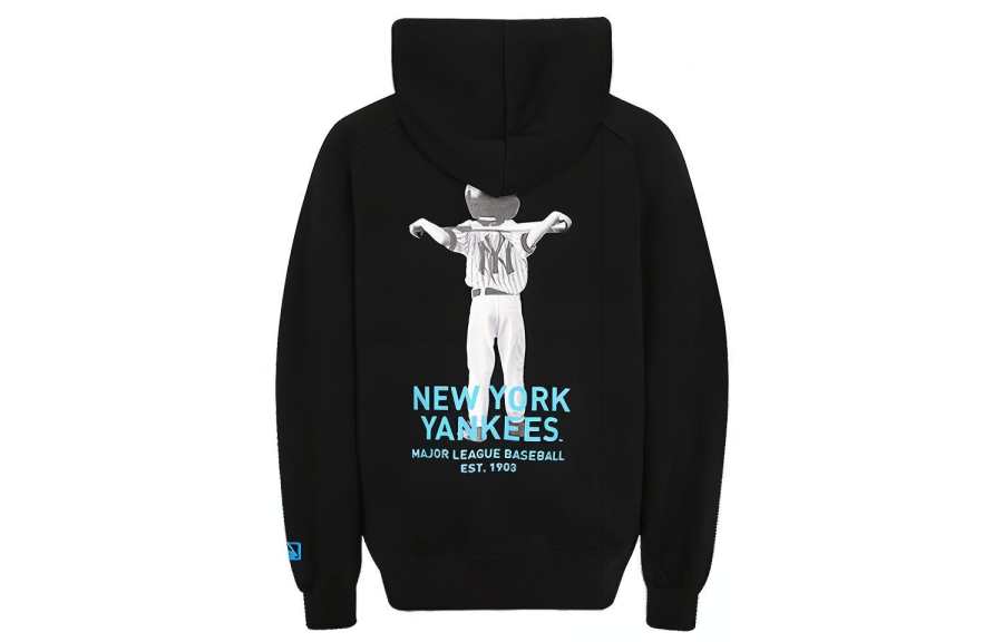 MLB MLB Sweatshirts Unisex Black Hooded Moderate Regular