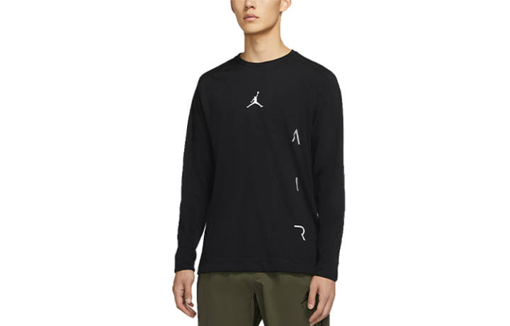 Jordan Jordan Sweatshirts Men's Black Crew Neck Moderate Regular