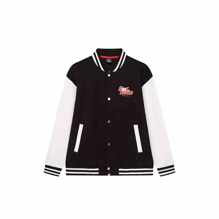 361° Sports Life Collection Baseball Jacket Men's Super Black