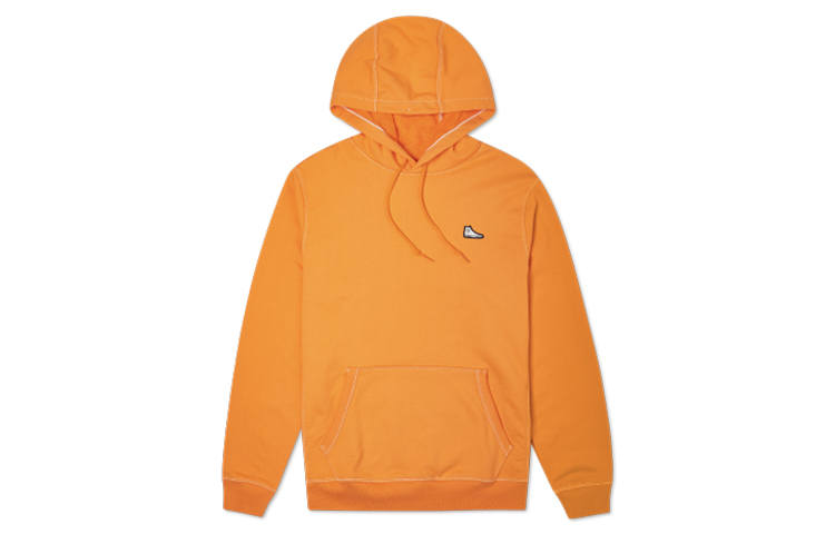 Converse Converse Sweatshirts Unisex Orange Hooded Moderate Regular