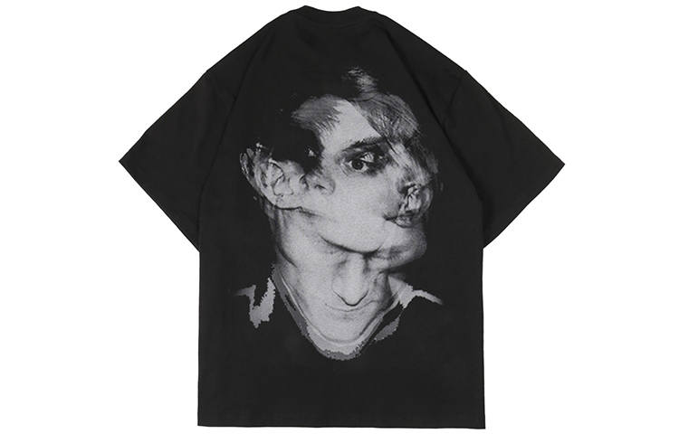 PCLP Crew Neck Loose Fit Straight Fit Short Sleeved T Shirt Unisex