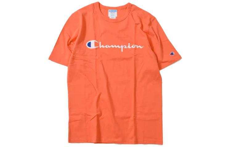 Champion T Shirt Unisex Orange Red