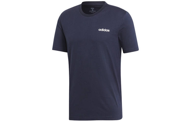 Adidas Adidas T Shirts Men's Legend Ink/White Crew Neck Moderate Straight Fit