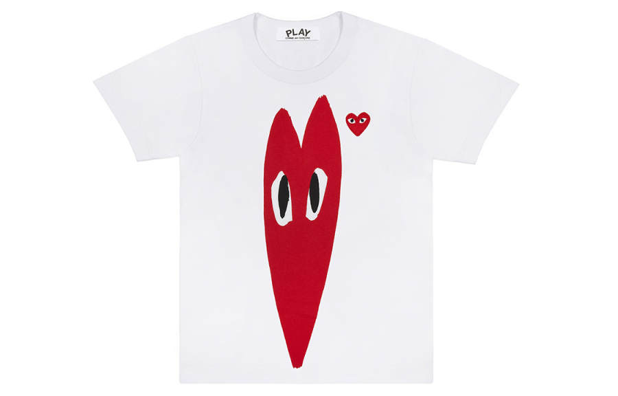 CDG Play T Shirts Men's Crew Neck Moderate Other
