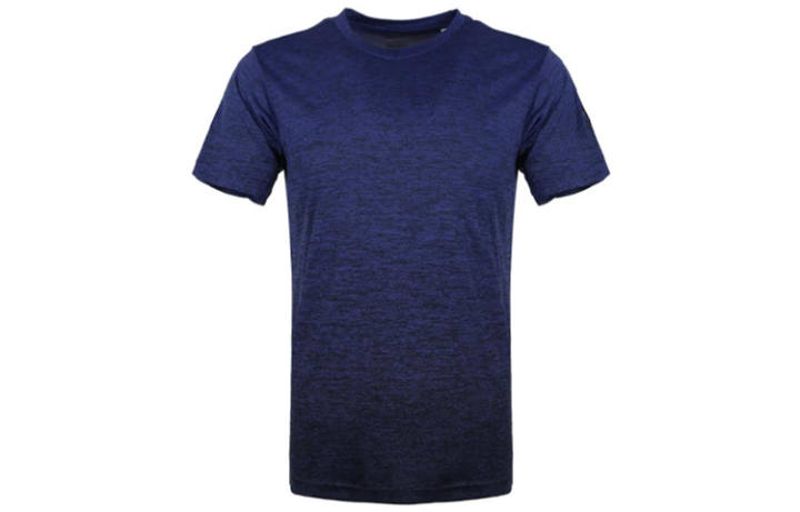 Adidas Adidas T Shirts Men's Dark Blue Crew Neck Moderate Straight Fit