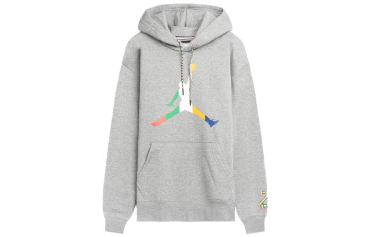 Jordan Jordan Sweatshirts Men's Gray Hooded Moderate Regular