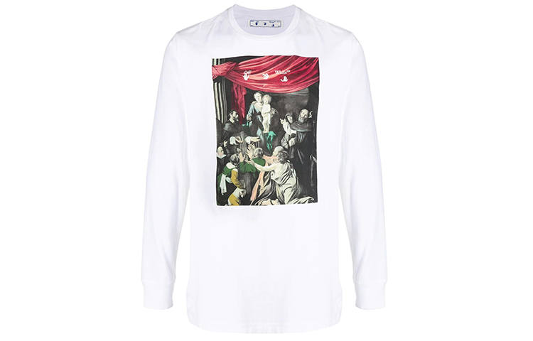 OFF-WHITE Off- Caravaggio Painting Long-Sleeve Tee