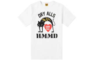 HUMAN MADE T Shirts Unisex White Crew Neck Moderate Straight Fit