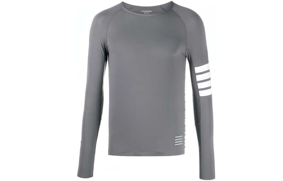 THOM BROWNE THOM BROWNE Interlock 4-Bar Stripe Crewneck T-Shirt