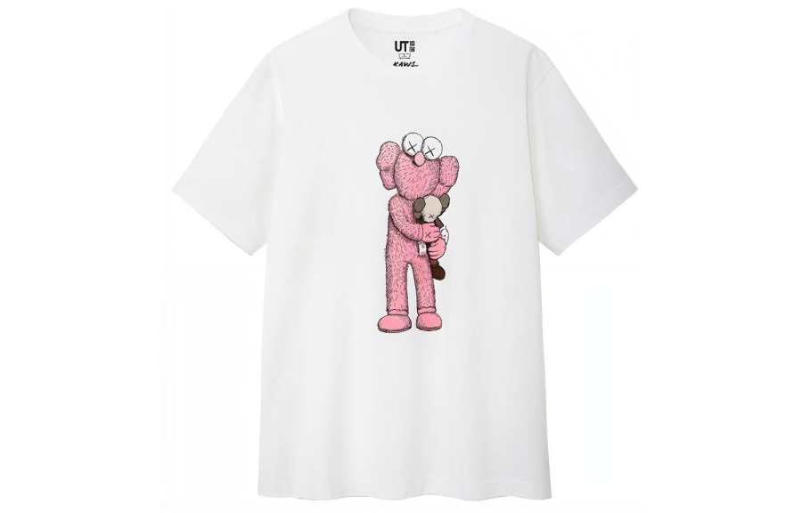 UNIQLO KAWS X UNIQLO Pink BFF Tee Asia Sizing