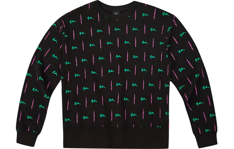 CLOT CLOT Sweatshirts Men's Black Crew Neck Moderate Regular