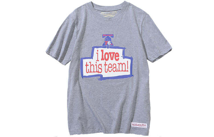 Mitchell Ness Mitchell Ness T Shirt Men's Dark Gray