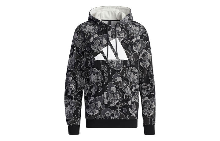 Adidas Adidas Sweatshirts Men's Carbon Black Hooded Moderate Regular