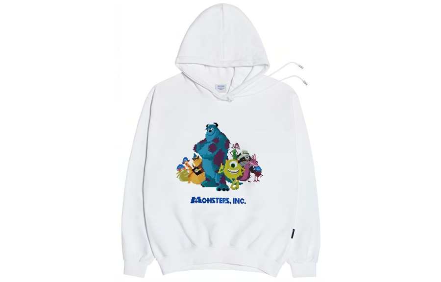 Acme De La Vie Sweatshirts Unisex White Hooded Moderate Regular