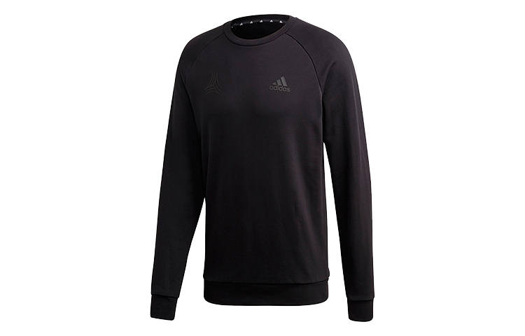 Adidas Adidas Sweatshirts Men's Black Crew Neck Moderate Regular