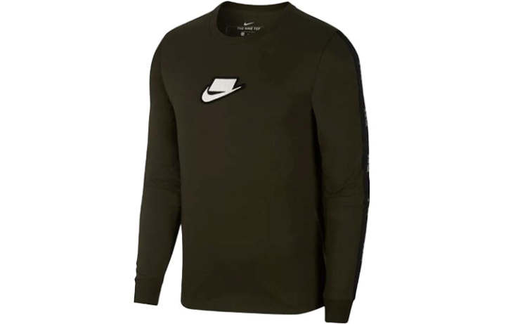 Nike Nike T Shirts Men's Green Crew Neck Moderate