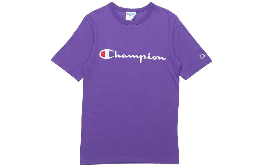 Champion Champion T Shirt US Version Unisex Purple