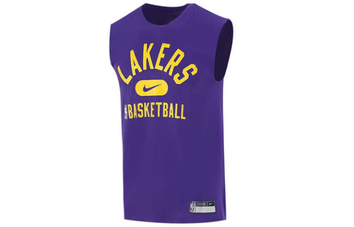 Nike Nike T Shirts Men's Purple Crew Neck Moderate Straight Fit