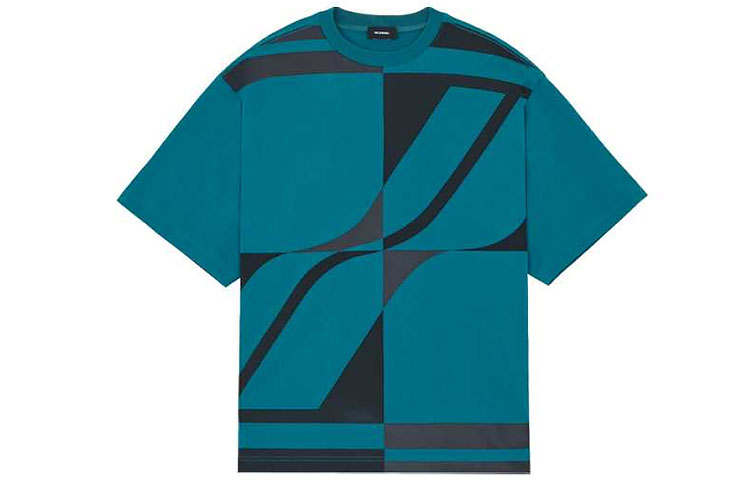 WE11DONE WE11DONE T Shirts Men's Turquoise Crew Neck Moderate