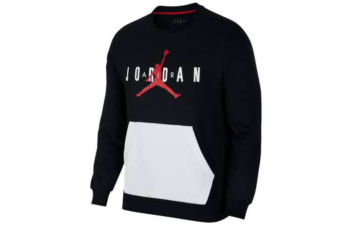 Jordan Jordan Sweatshirts Men's Black Crew Neck Moderate Regular