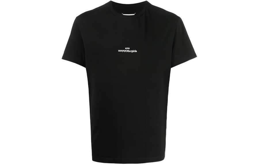 Maison Margiela Logo Printed Crewneck T-Shirt