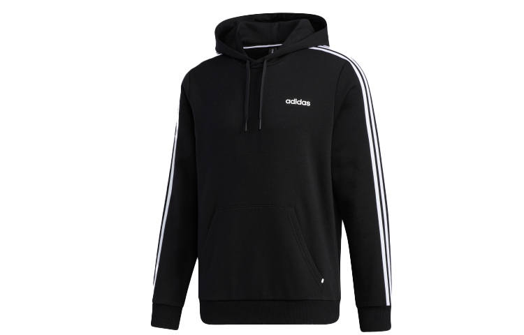 Adidas Neo Sweatshirts Men's Black Hooded Moderate Regular