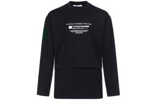 Givenchy T Shirts Men's Black Crew Neck Moderate Straight Fit
