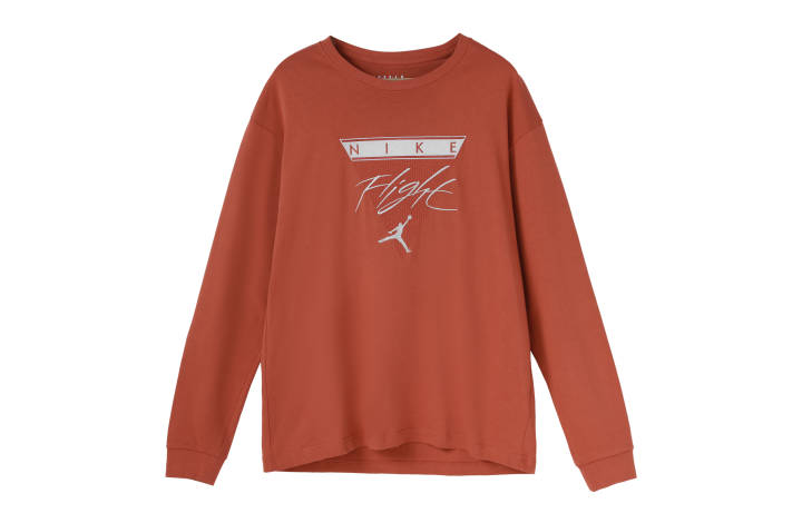 Jordan Jordan T Shirts Men's Gray Peach Red Crew Neck Moderate