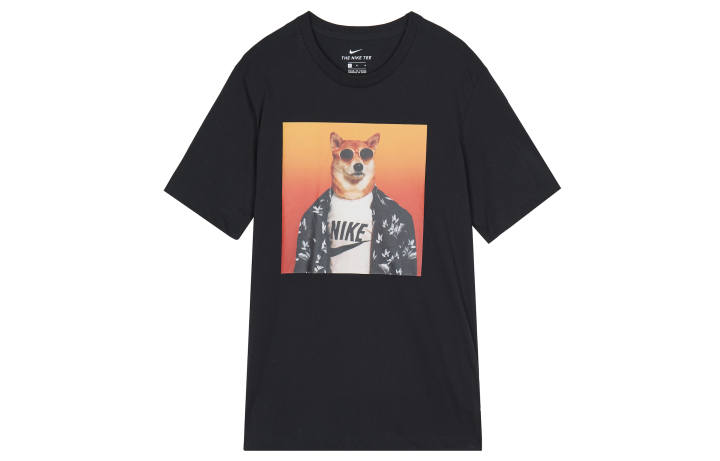 Nike Nike T Shirts Men's Crew Neck Moderate Straight Fit