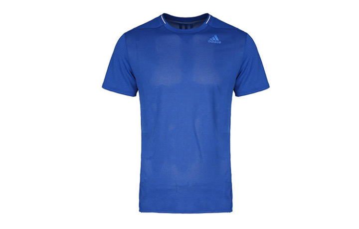 Adidas Adidas Short Sleeved Running T Shirt Men's Blue