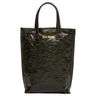 UMA WANG Linen Handbag Small Women's Dark Green